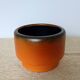 Enamelled vase signed André Jean Doucin – vintage modernist piece – France