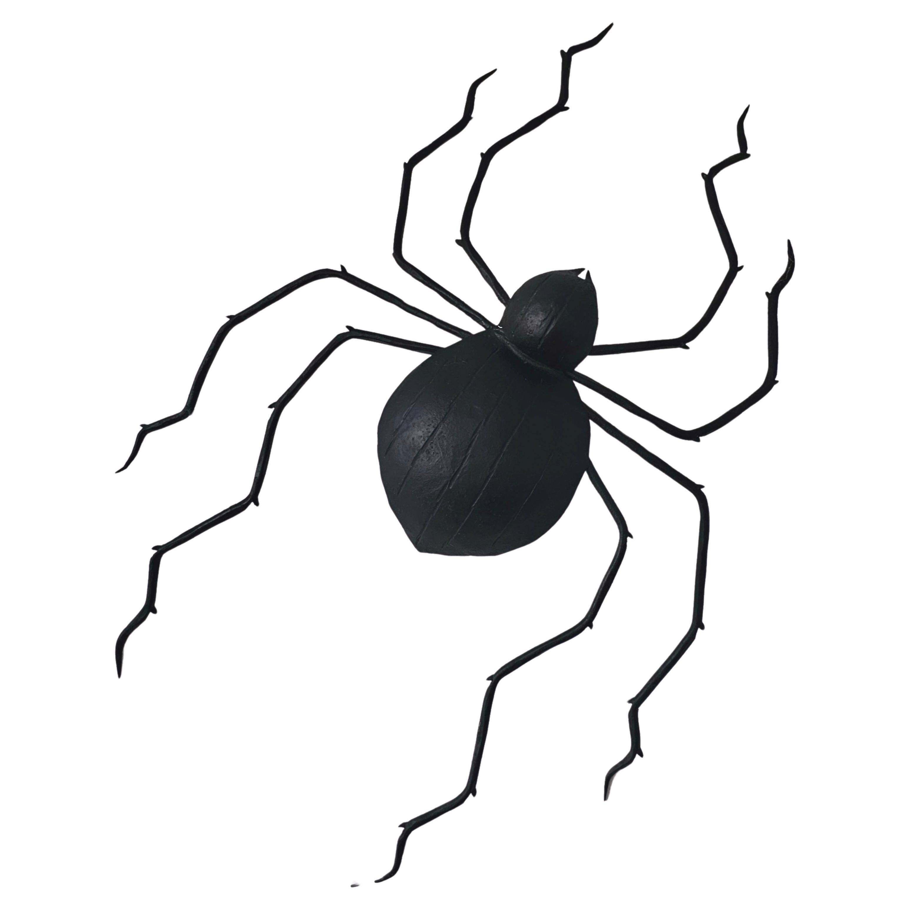 Wall lamp in iron Mid Century Modern spider style from the 1960s.