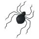 Wall lamp in iron Mid Century Modern spider style from the 1960s.