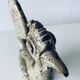 Sandstone rooster signed André Rozay, La Borne