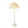 Vintage Space Age Modernist White Mushroom Shape Floor Lamp from Dijkstra Lampen, 1970s