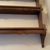 Wooden wall shelf