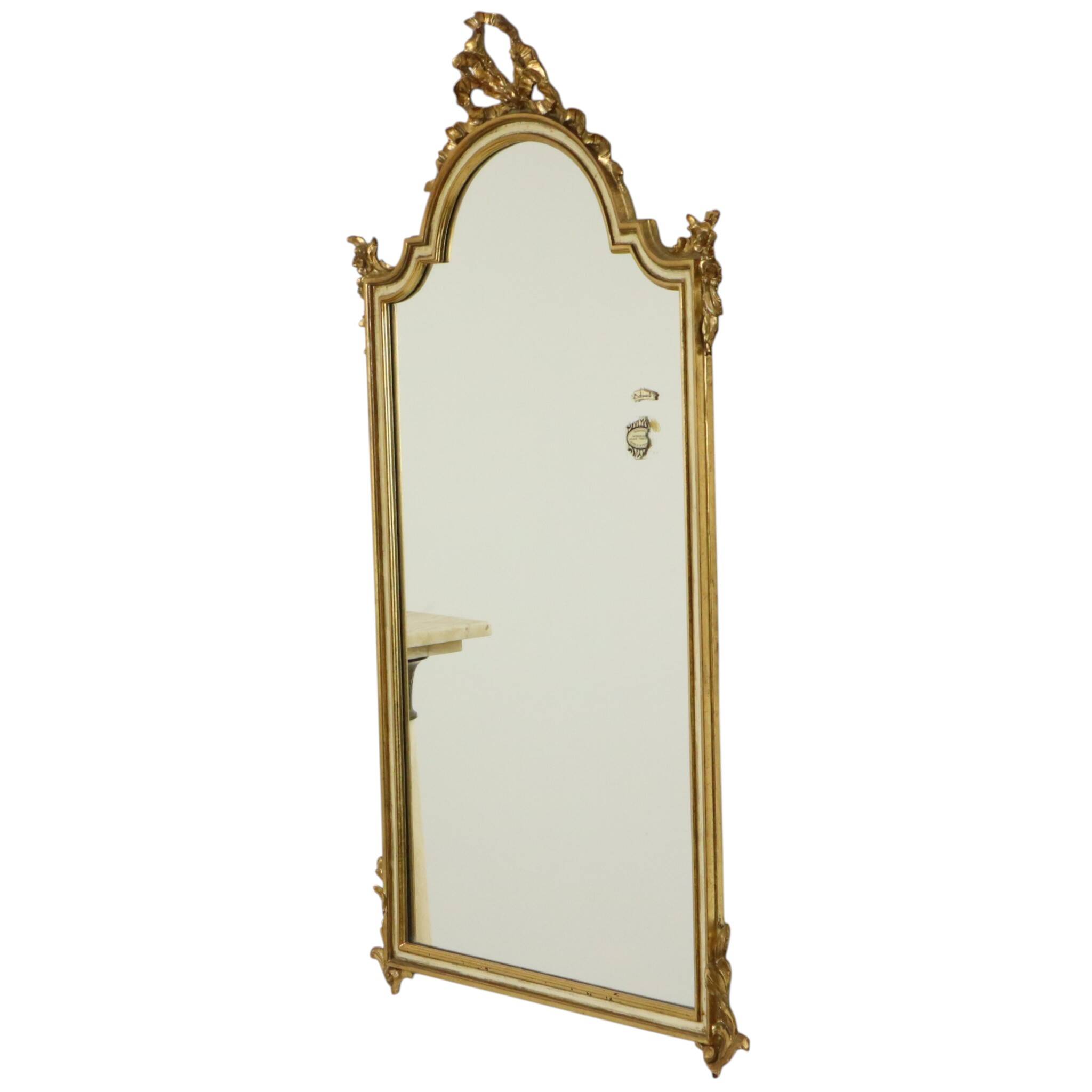 Baroque Style Deknudt Gold Leaf Mirror Classic Design 108cm