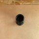 Old Black Opaline Soliflore Vase Made On Germany Vintage #B092