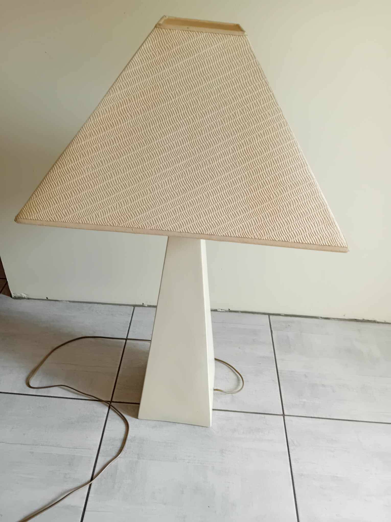 Large living room lamp signed louis drimmer 80s