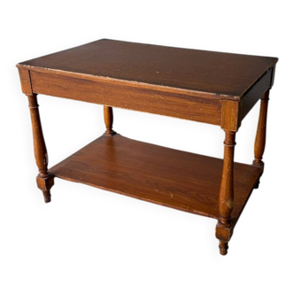 Old work table / draper from a wooden haberdashery.