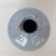 Ceramic ball vase signed blue Accolay or other 16 cm