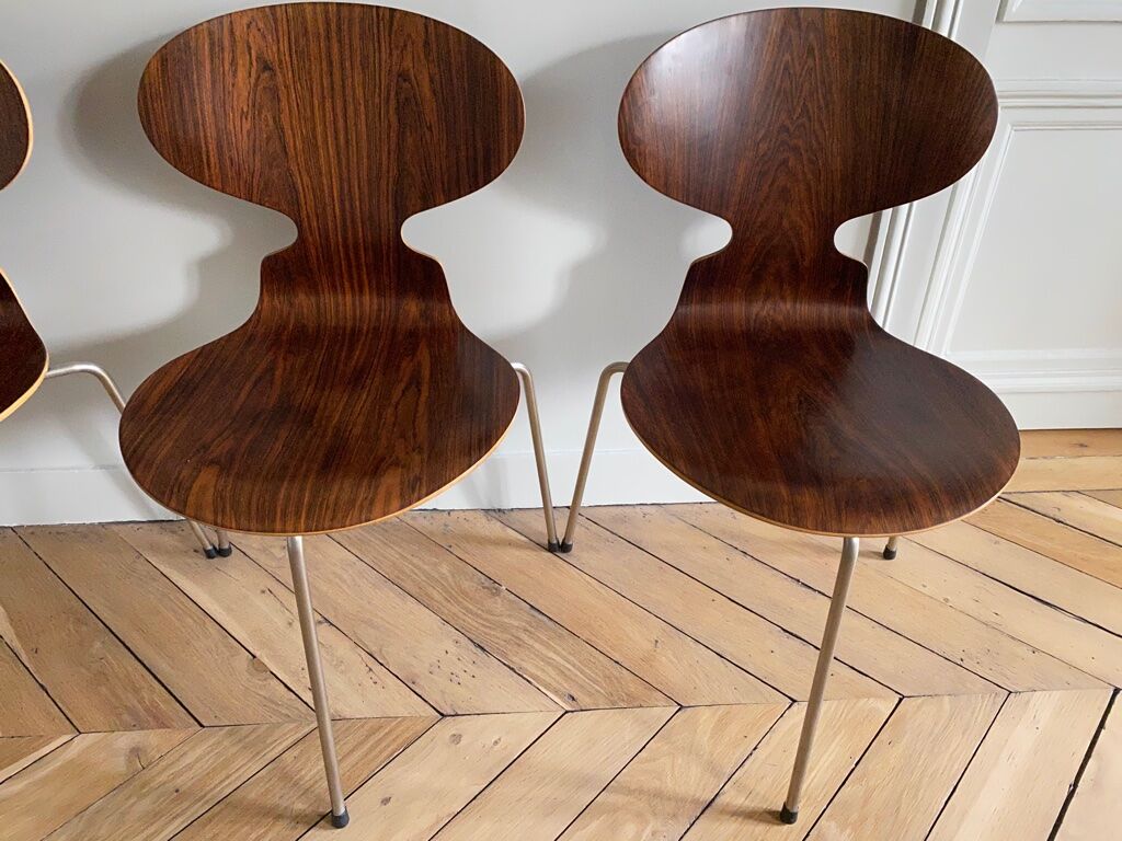 Series of 4 chairs Ant by Arne Jacobsen for Fritz Hansen