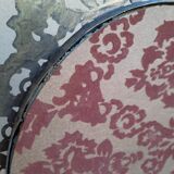 Mirror on foot, swivel, brass, mid-late nineteenth, rock style.