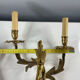 2 antique wall sconces in gilded bronze, Louis XV style