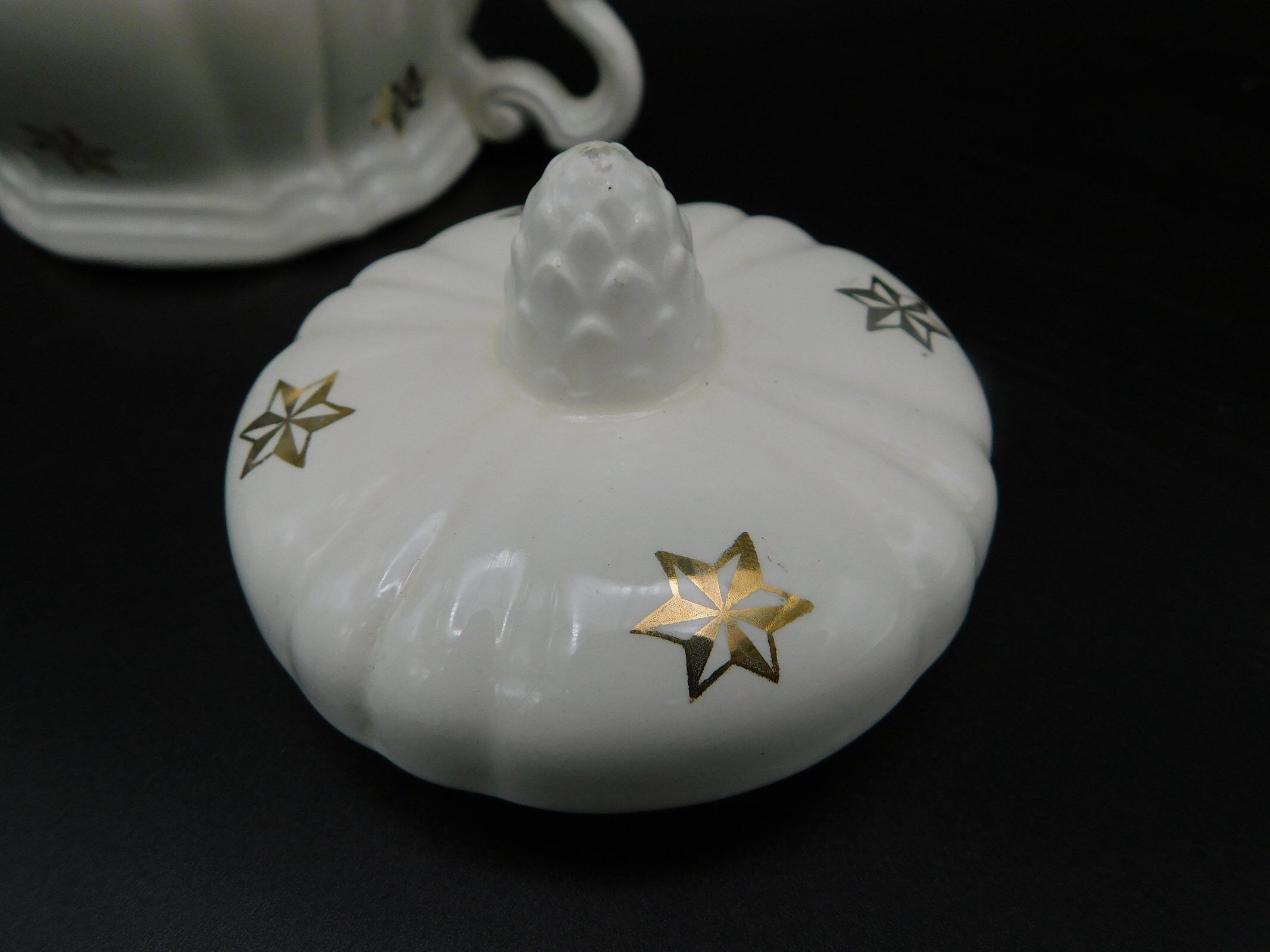 Sugar pot Sarreguemines