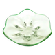 Mid-century modern fruit or nut bowl, glass, Czechoslovakia, 1950s