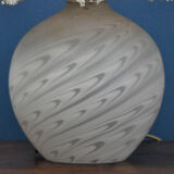 Glass lamp with light base ab fayette