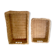 Paire de panières en osier