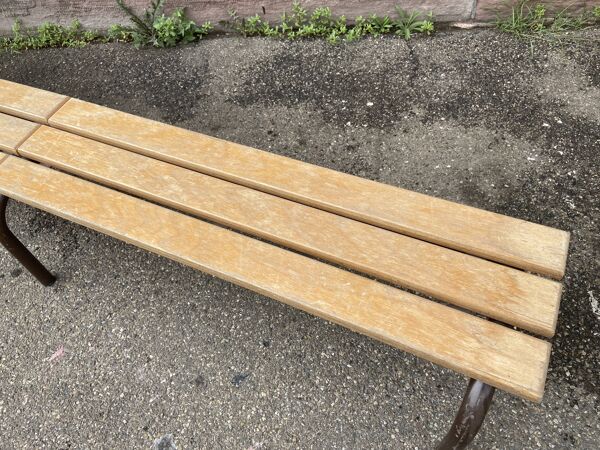 Banc d'école enfant industriel mullca 1960s