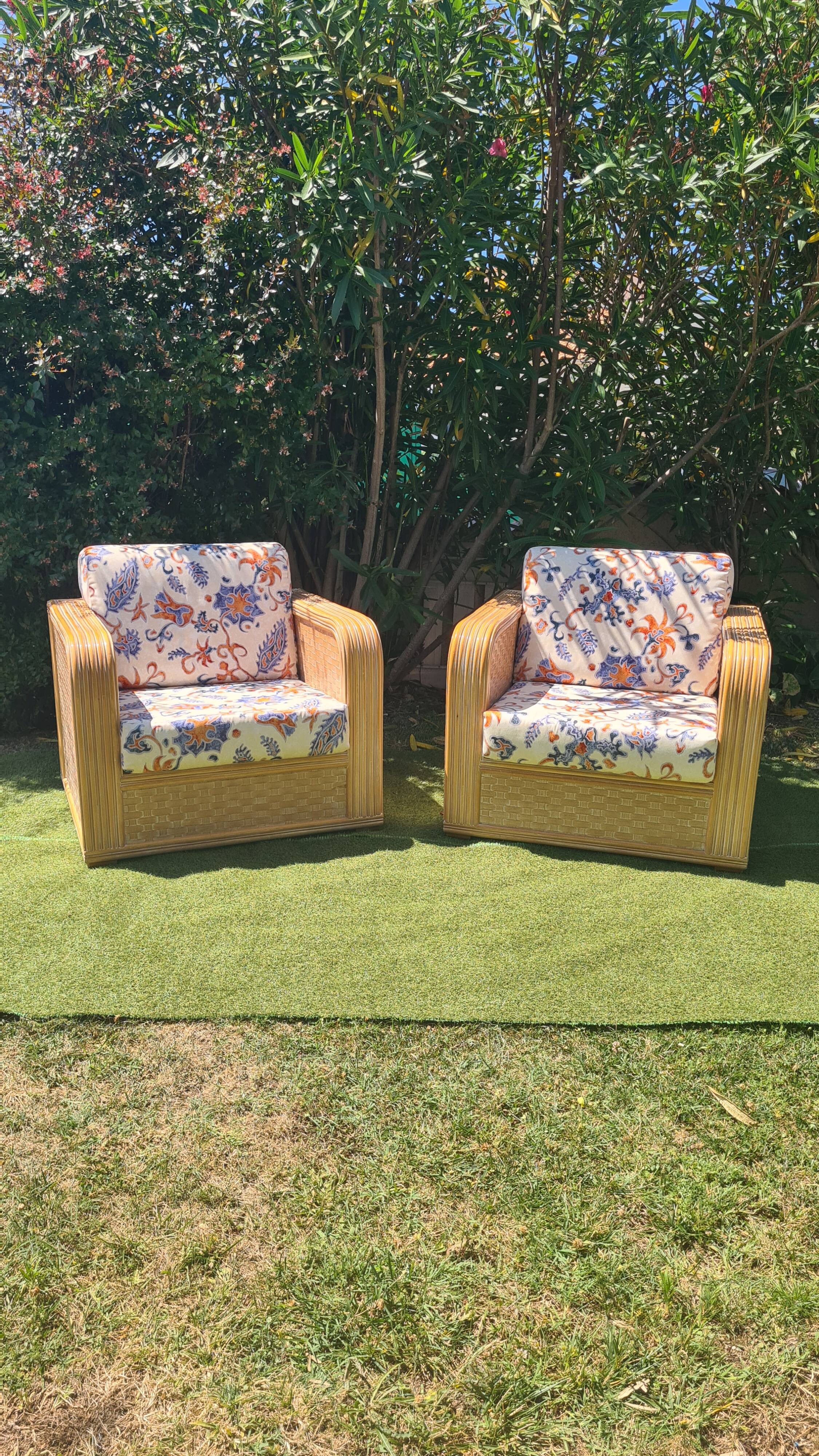 Design rattan club chairs