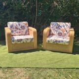 Design rattan club chairs