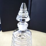 Glass perfume or eau de toilette bottle