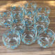10 vintage glasses model forget-me-not