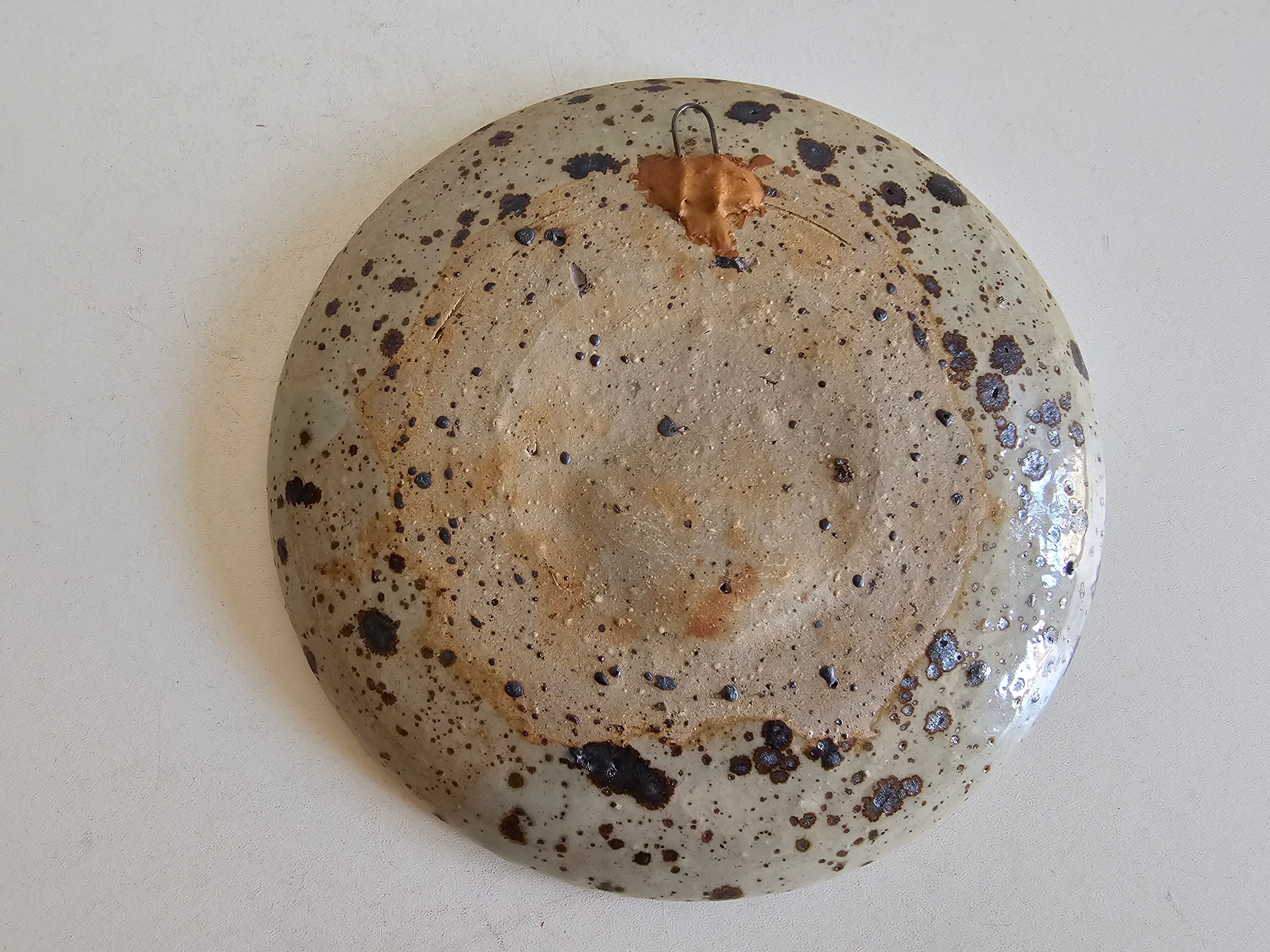 Ceramic plate in the style of Suzanne Dauliach - Gustave Reynaud