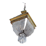 Art deco chandelier with tassels