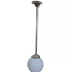 Suspension boule en opaline blanche 1930