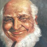 Portrait in oil former captain