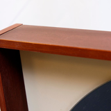 Vintage mahogany mirror 1970s 65x65cm