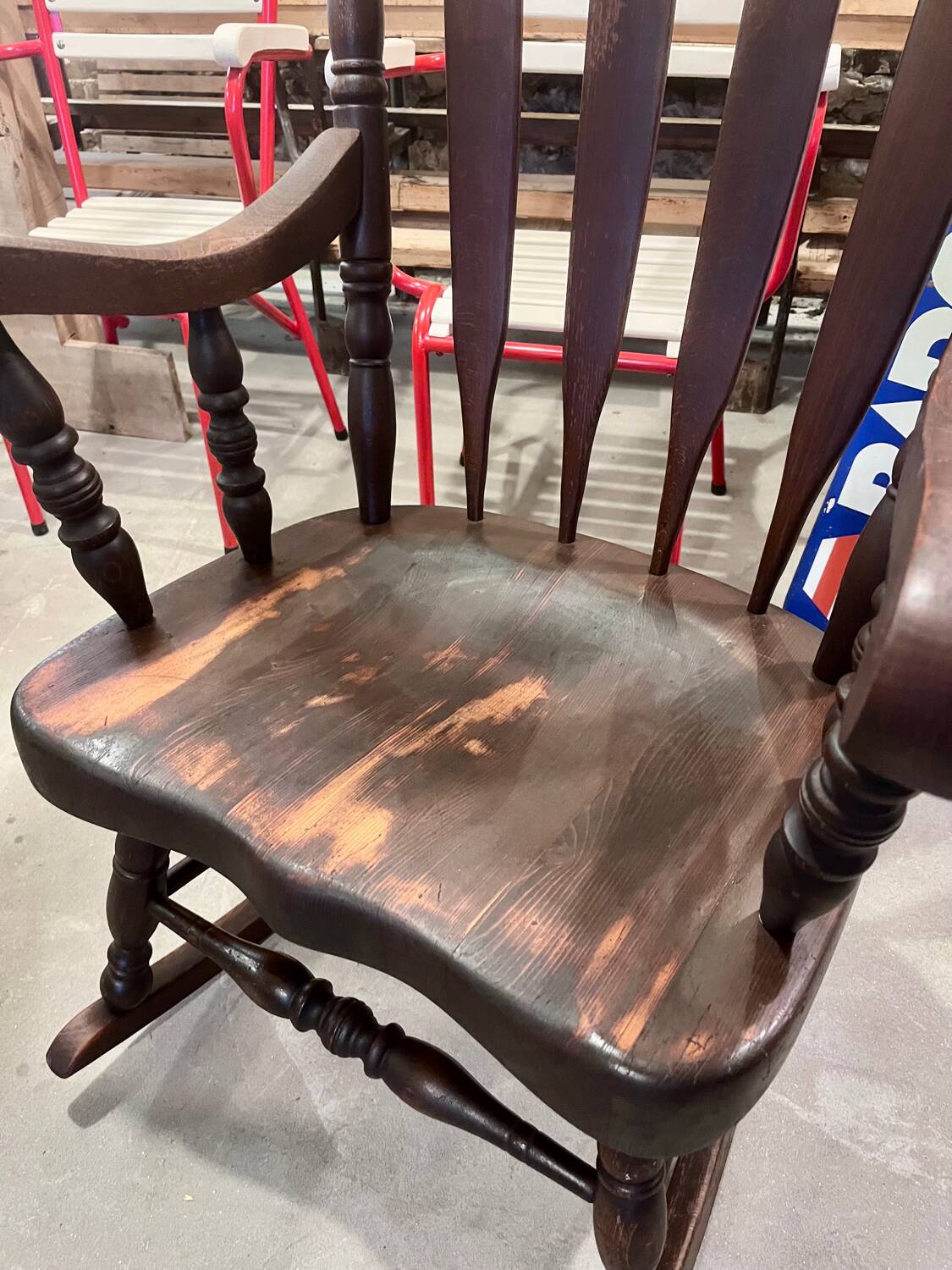 Rocking chair Windsor Circa 1870