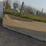 Bevelled mirror 59 X h 74cm