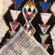 Tapis berbère marocain azilal ancien vintage 255x85cm