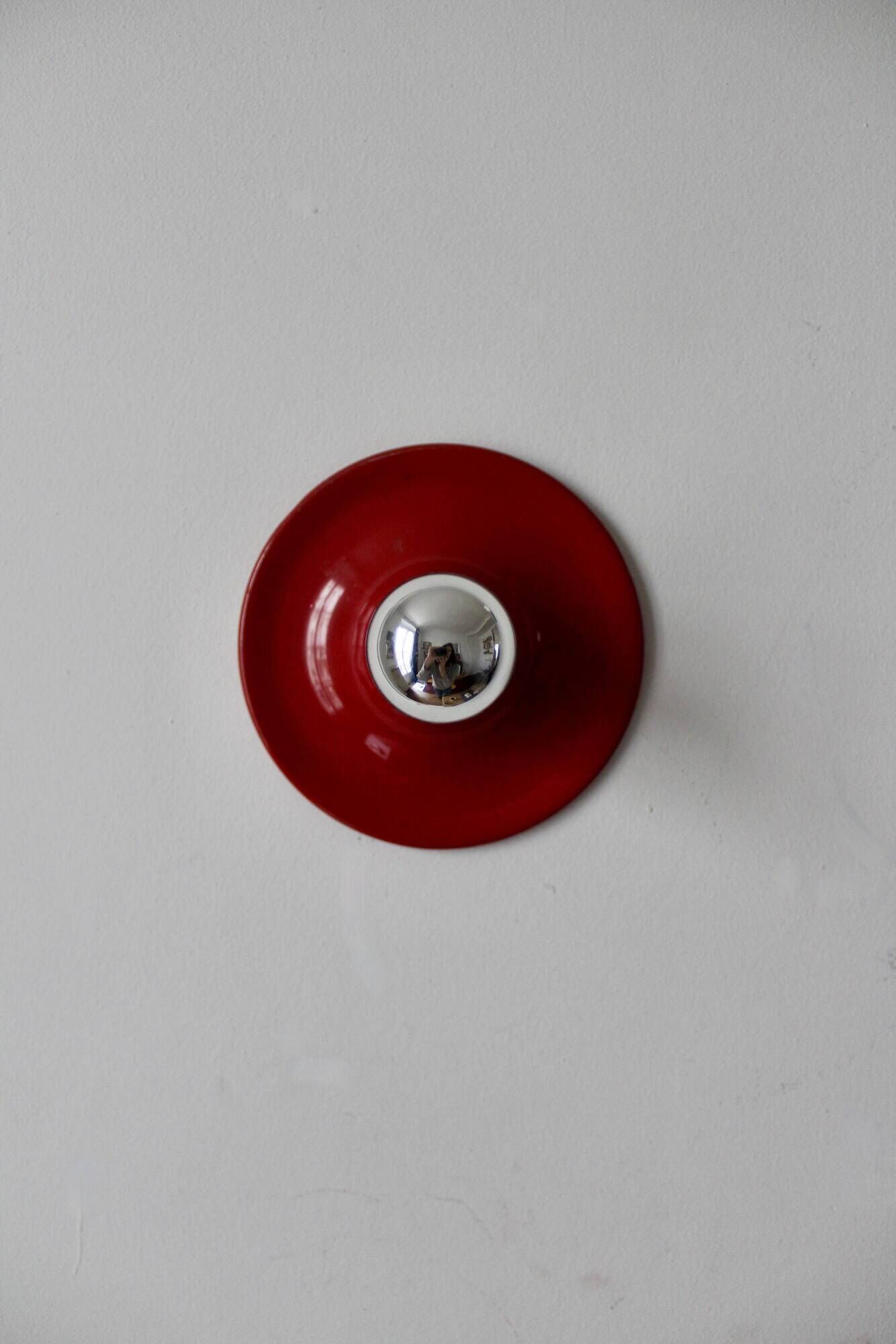 Vintage wall lamp or ceiling lamp 1970s Targetti Sankey