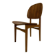 Vintage dining room chair Scandinavian 1960s plywood and teak design