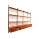 Large vintage wall system designed by Poul Cadovius for Cado Denmark.