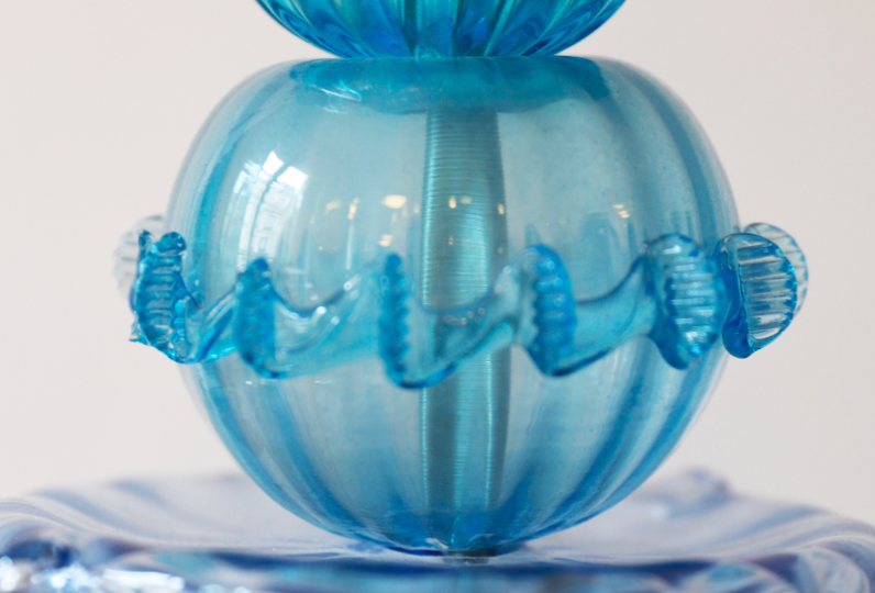 grande lampe à poser en verre de Murano