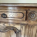 Oak sideboard with 3 doors stamped René Trotel