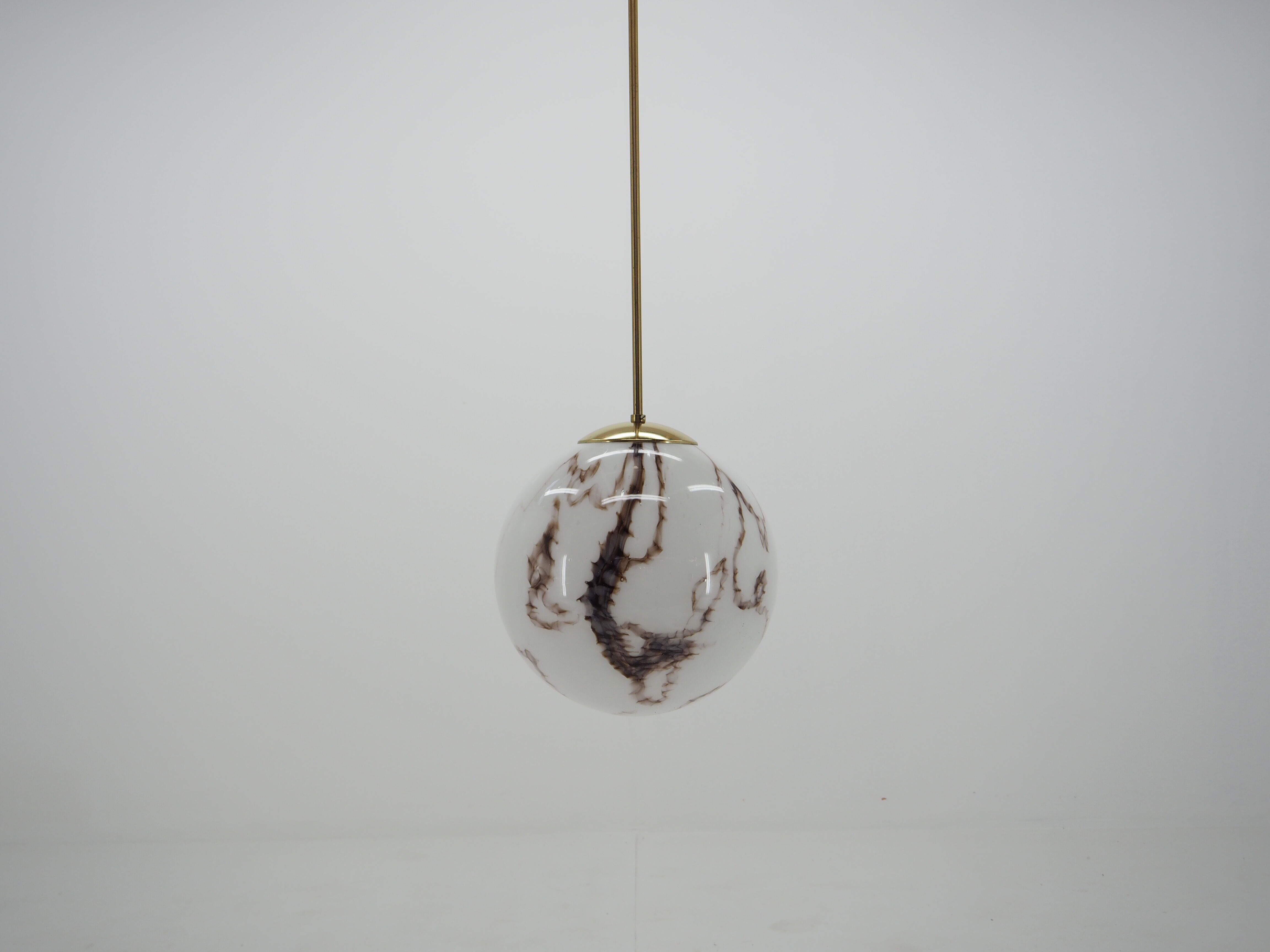 Art deco glass chandelier, Germany, 1930s