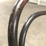 Tuna kid's chair and vintage black wood caning