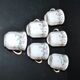 Limoges Haviland set of 6 floral porcelain coffee cups