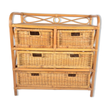 Commode en rotin