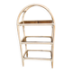 Vintage rattan shelf height