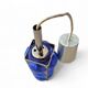 Blue glass / chrome hanging light / 1980s / Temde Swiss