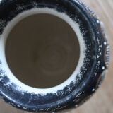 Henriot Quimper vase - Breton earthenware - graphic decoration