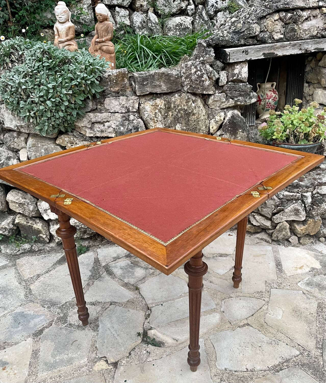 Louis XVI style handkerchief games table