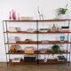 Vintage shelves in teak and metal 1960