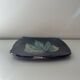Decorative plate leaf signed