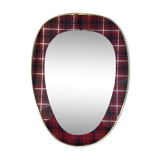 Mirror retro tartan - 38x28cm