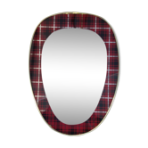 Mirror retro tartan - 38x28cm