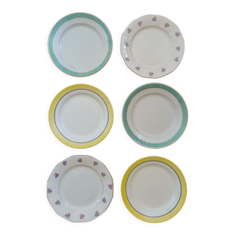 Mismatched vintage flat plates