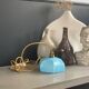 Blue glass lantern